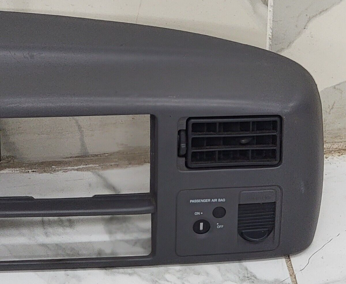 🔥99-04 Ford F250 F350 Dash Instrument Cluster Speedometer Bezel Panel Gray C22