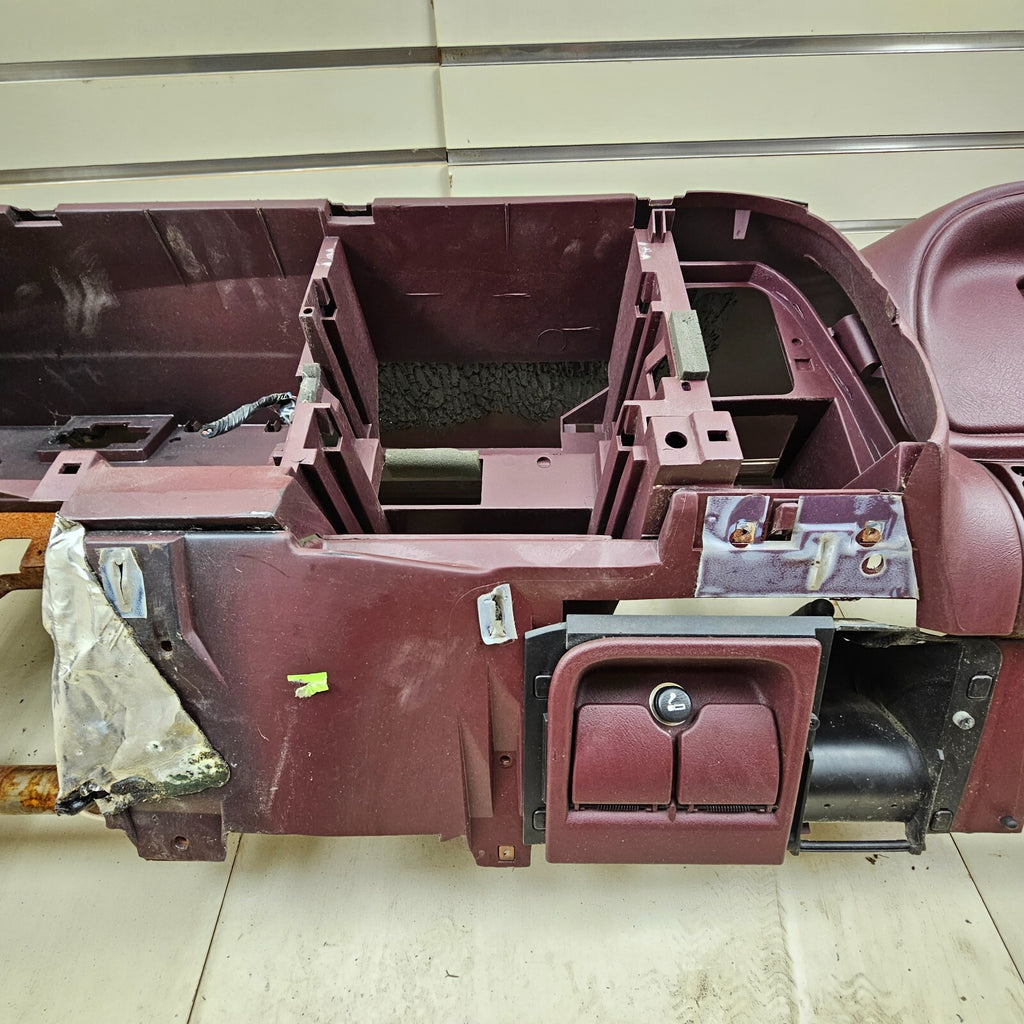 🔥95-99 CHEVY GMC SILVERADO C/K Dashboard DASH CORE Frame Mount DARK RED DB2