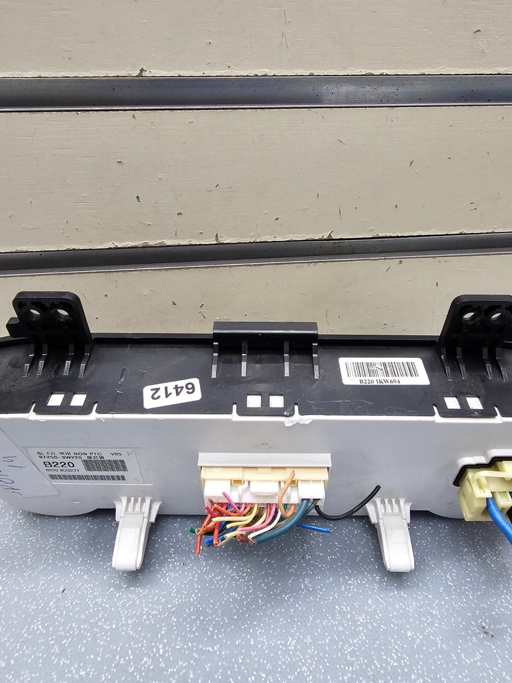 11-16 Kia Sportage Dash AC Heater Temperature Climate Control Air Conditioner