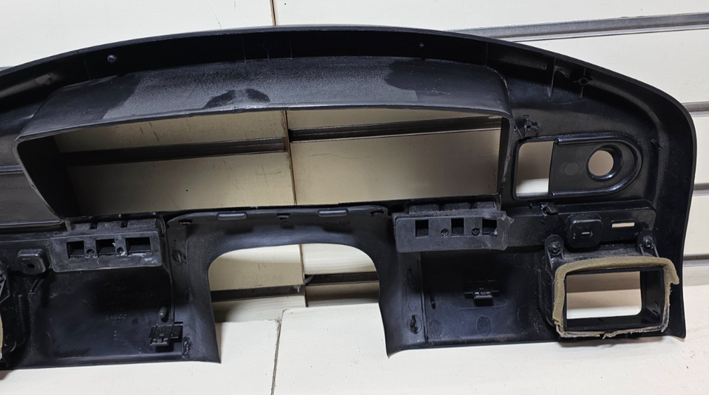 92-96 Ford F150 BRONCO Instrument Cluster Gauge Bezel Dash Trim Panel BLACK C12