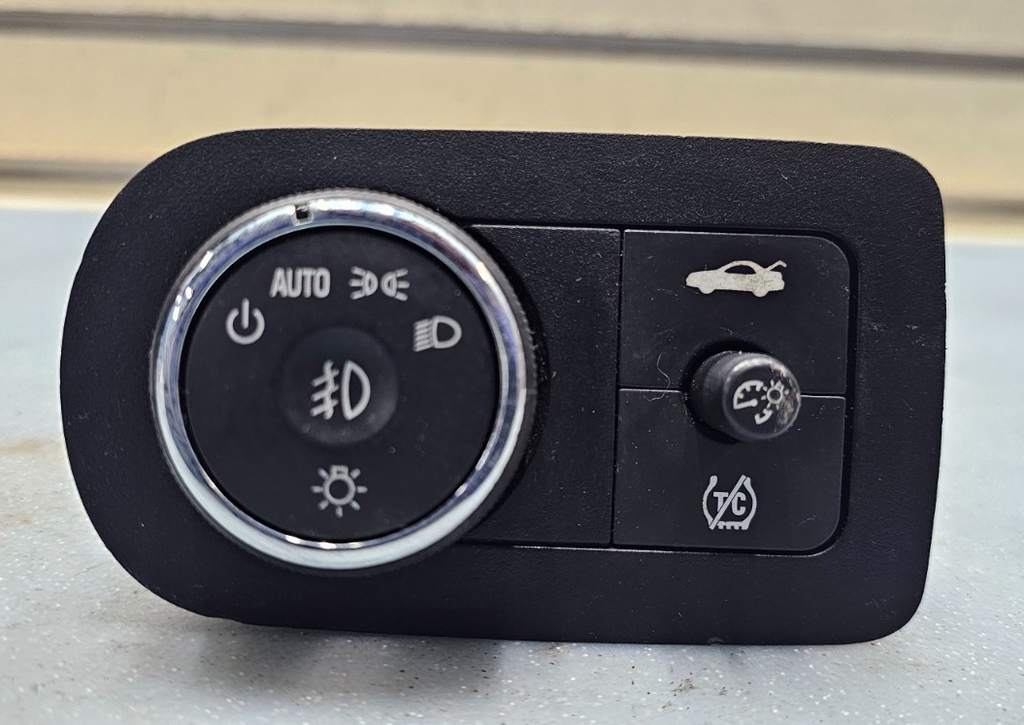 🔥06-12 CHEVY IMPALA DASH HEADLIGHT HEADLAMP DIMMER TRUNK CONTROL SWITCH BLACK