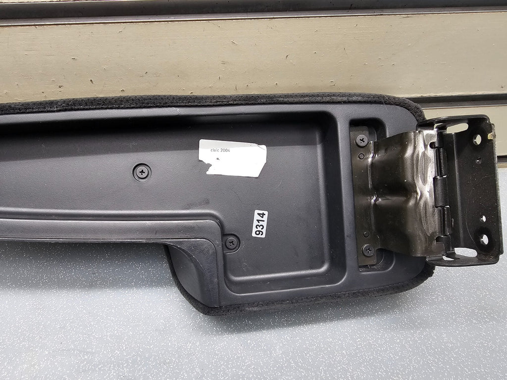 🔥01-05 Honda Civic Front Center Console Cover Arm Rest Lid Cover Gray Cloth OEM