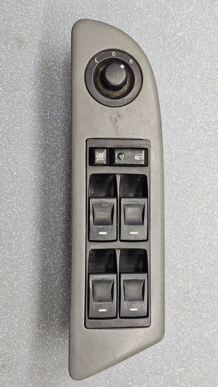 04-06 Charger Magnum Durango Dakota Left Driver Master Power Window Switch Gray