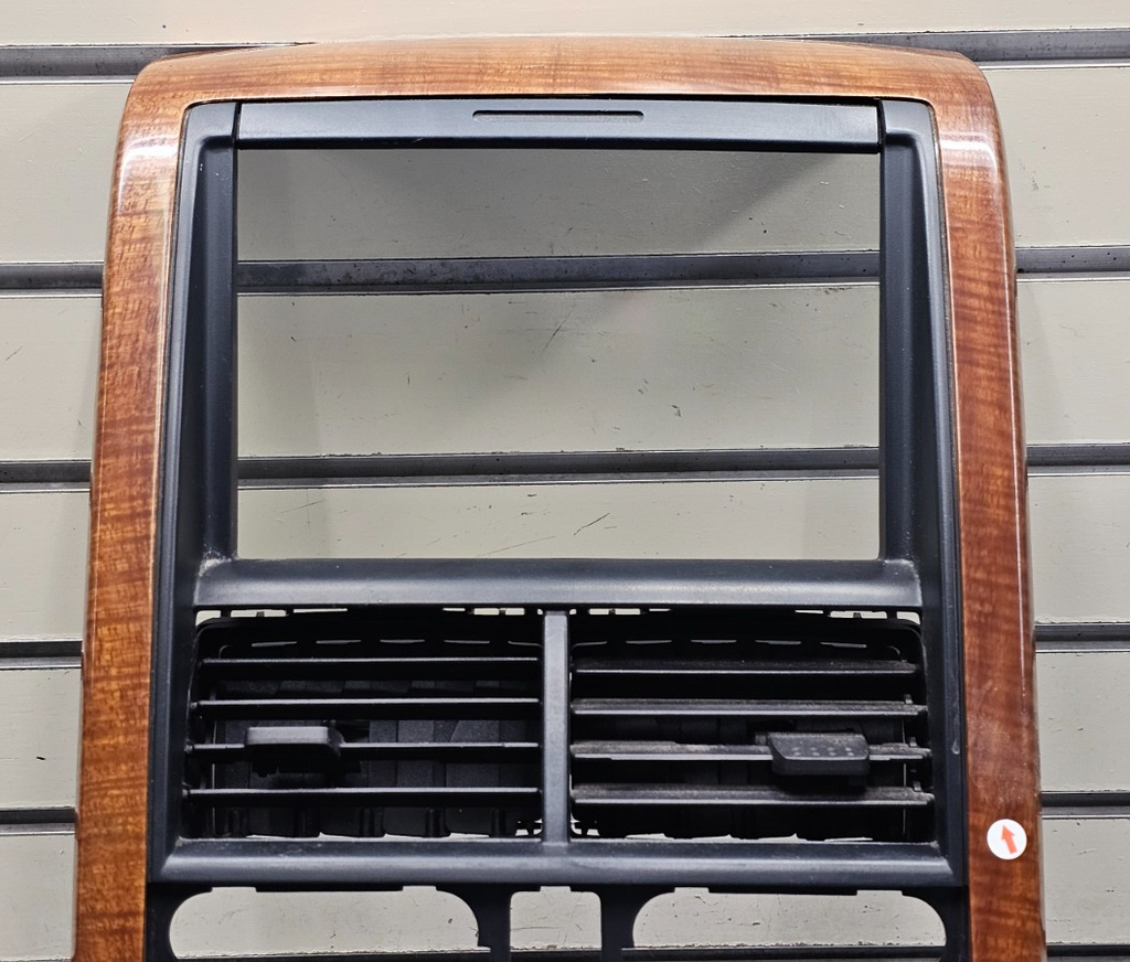 🔥06-10 Explorer Radio Temperature Climate Control Dash Panel Bezel Trim Wood
