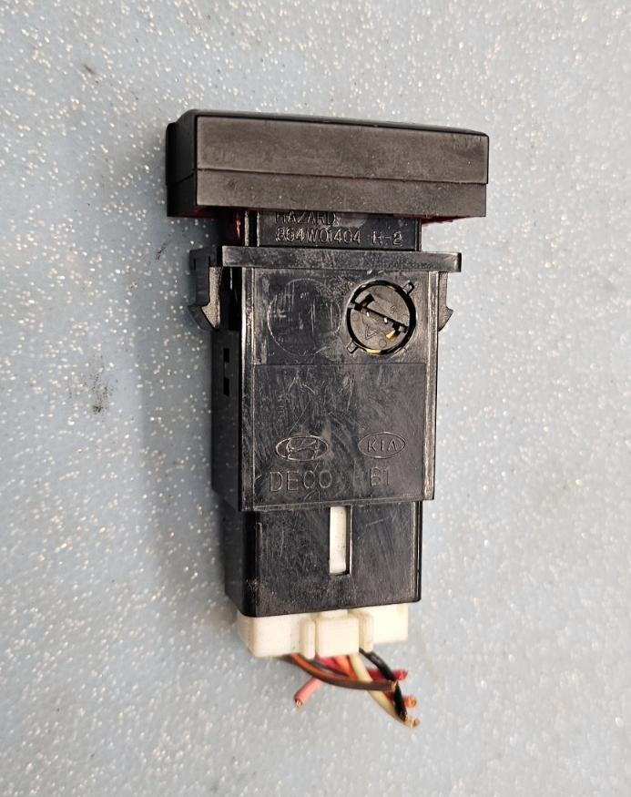 🔥07-09 SANTA FE HAZARD FLASHER EMERGENCY WARNING SWITCH OEM black