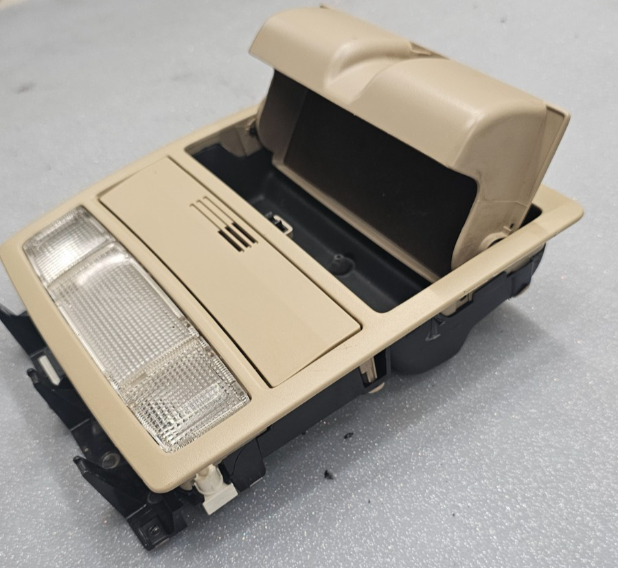 🔥07-11 Toyota Camry Overhead Console Dome Map Light Lamp Storage Assembly TAN