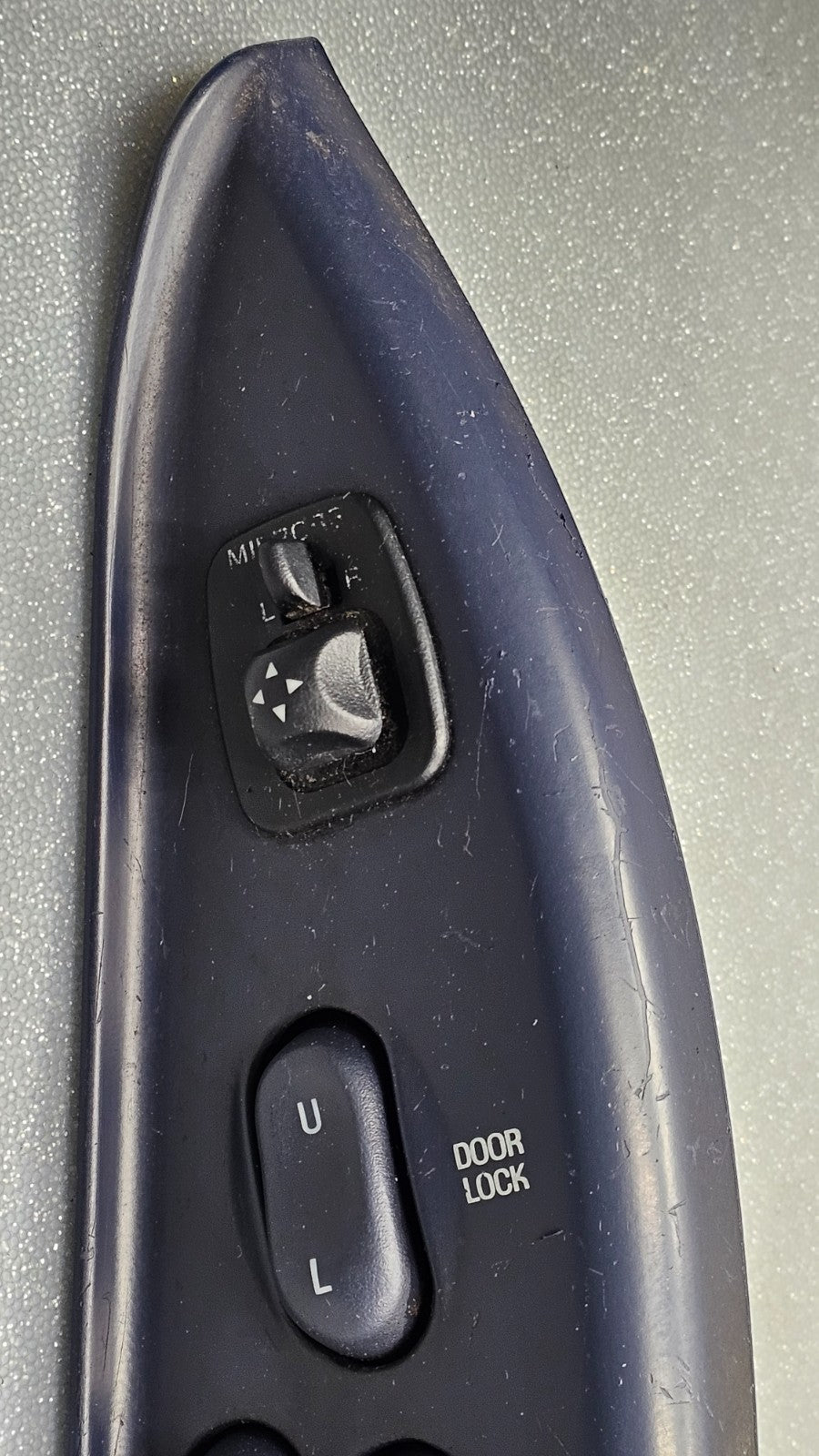 98-02 Crown Victoria Grand Marquis Power Left Driver Master Window Switch Black