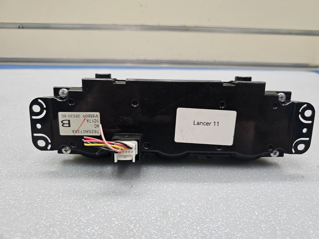 08-12 MITSUBISHI LANCER DASH AC HEATER CLIMATE TEMPERATURE CONTROL CONDITIONING