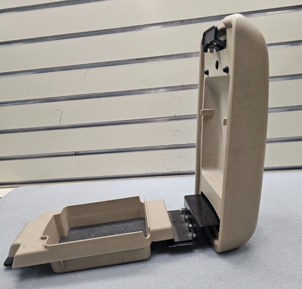 10-12 Fusion Milan Front Center Console Lid Armrest Cover Top Pad Assembly Tan