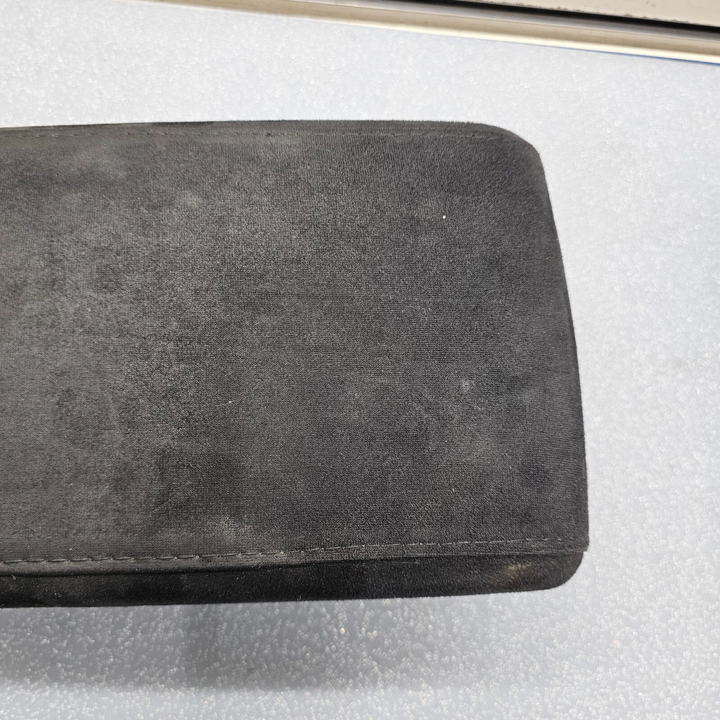 07-12 Nissan Altima Center Console Lid Arm Rest Top Leather Cover Assembly Black
