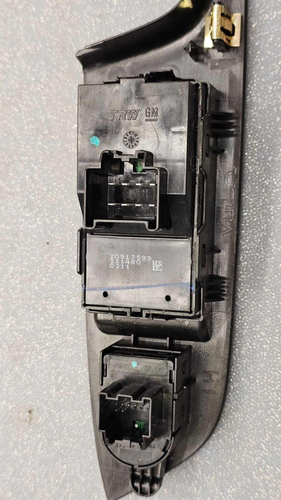 🔥10-17 Equinox Terrain Left Driver Master Power Window Switch Assembly Black