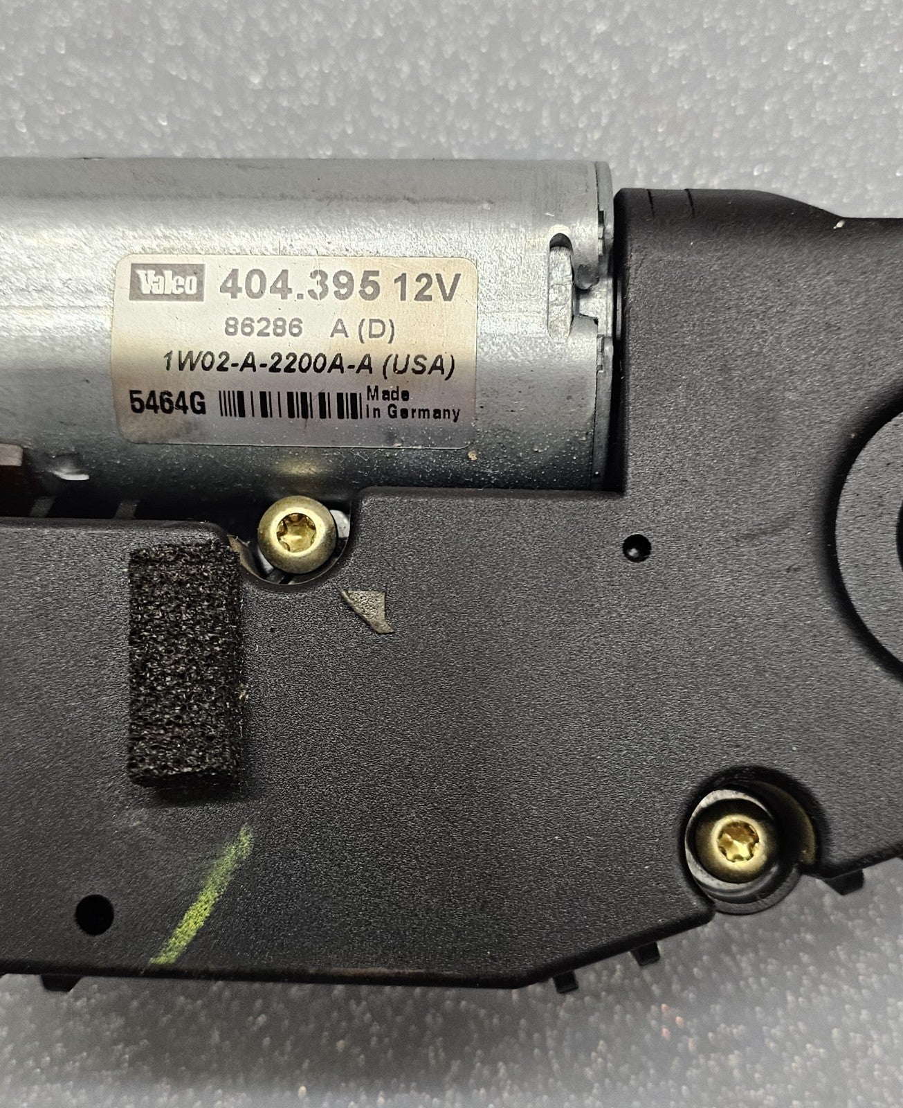 02-06 Toyota Camry Power Sunroof Moonroof Sun Roof Motor Assembly