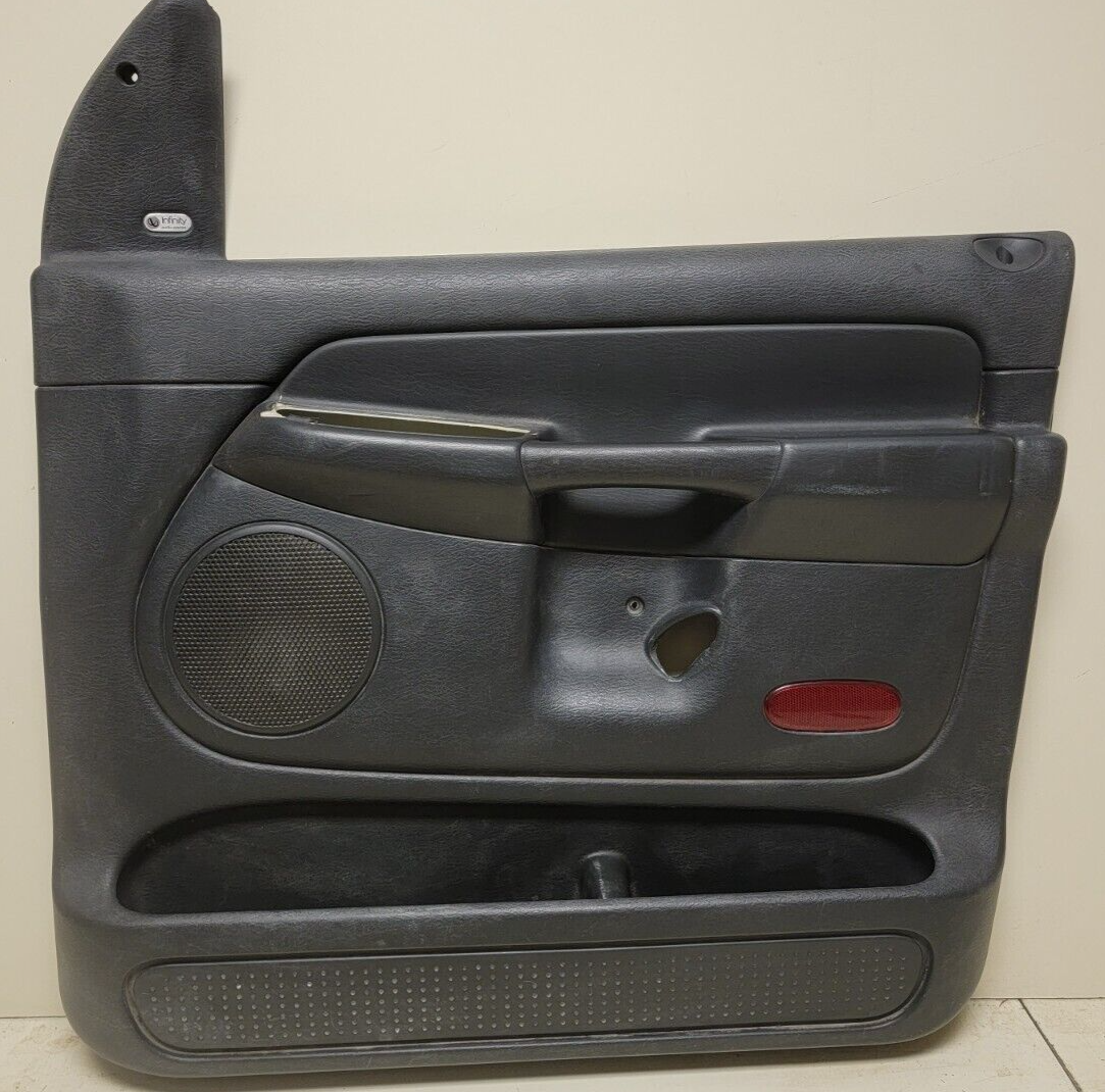 02-05 Dodge RAM Interior Door Panel Front RIGHT BLACK Auto D11