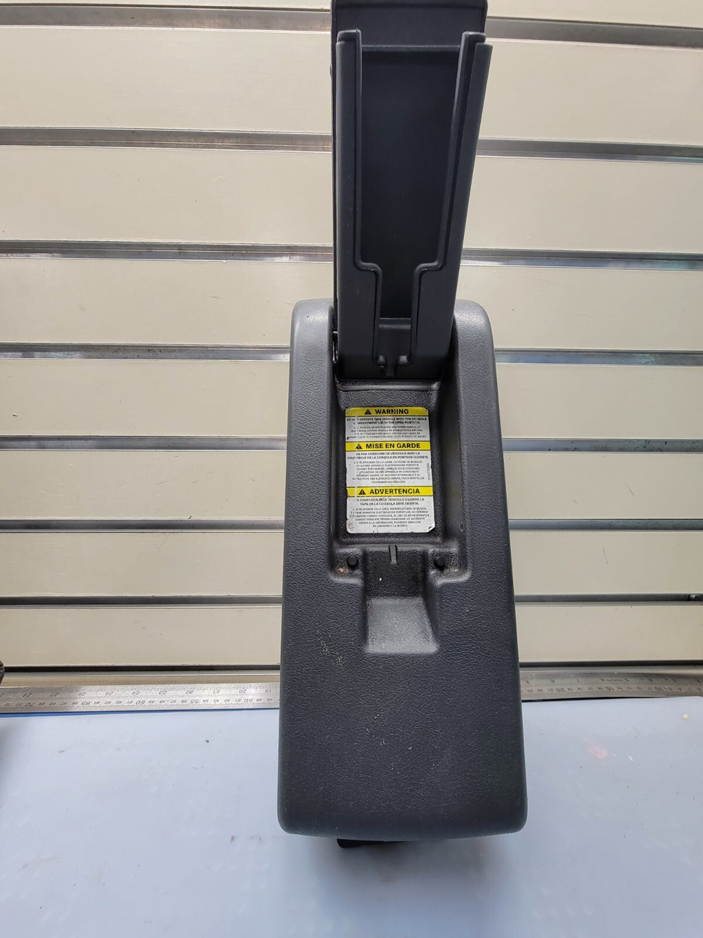 🔥07-08 Jeep Compass Patriot Center Console Lid Armrest Arm Rest Cover BLACK