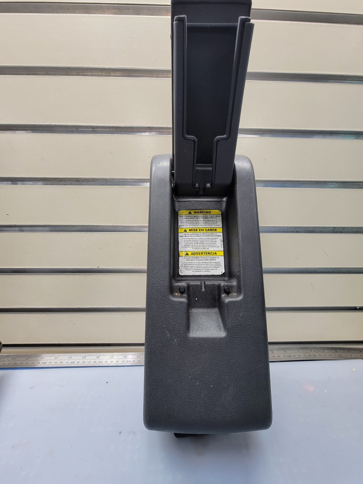 🔥07-08 Jeep Compass Patriot Center Console Lid Armrest Arm Rest Cover BLACK