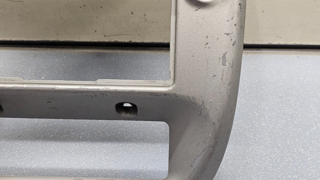 95-10 Ford Ranger EXPLORER Center Dash Radio Trim Surround Bezel Trim SILVER B2