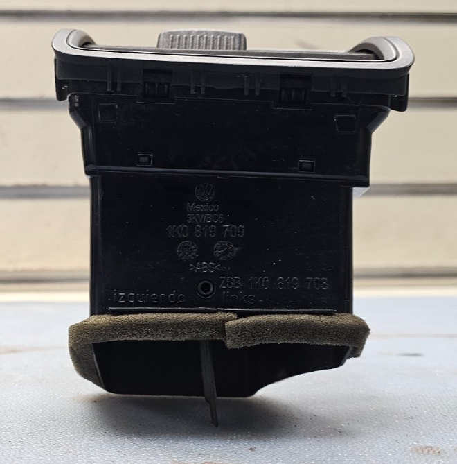 🔥05-10 VOLKSWAGEN JETTA FRONT CENTER DASH RIGHT PASSENGER AIR VENT HEATER BLACK