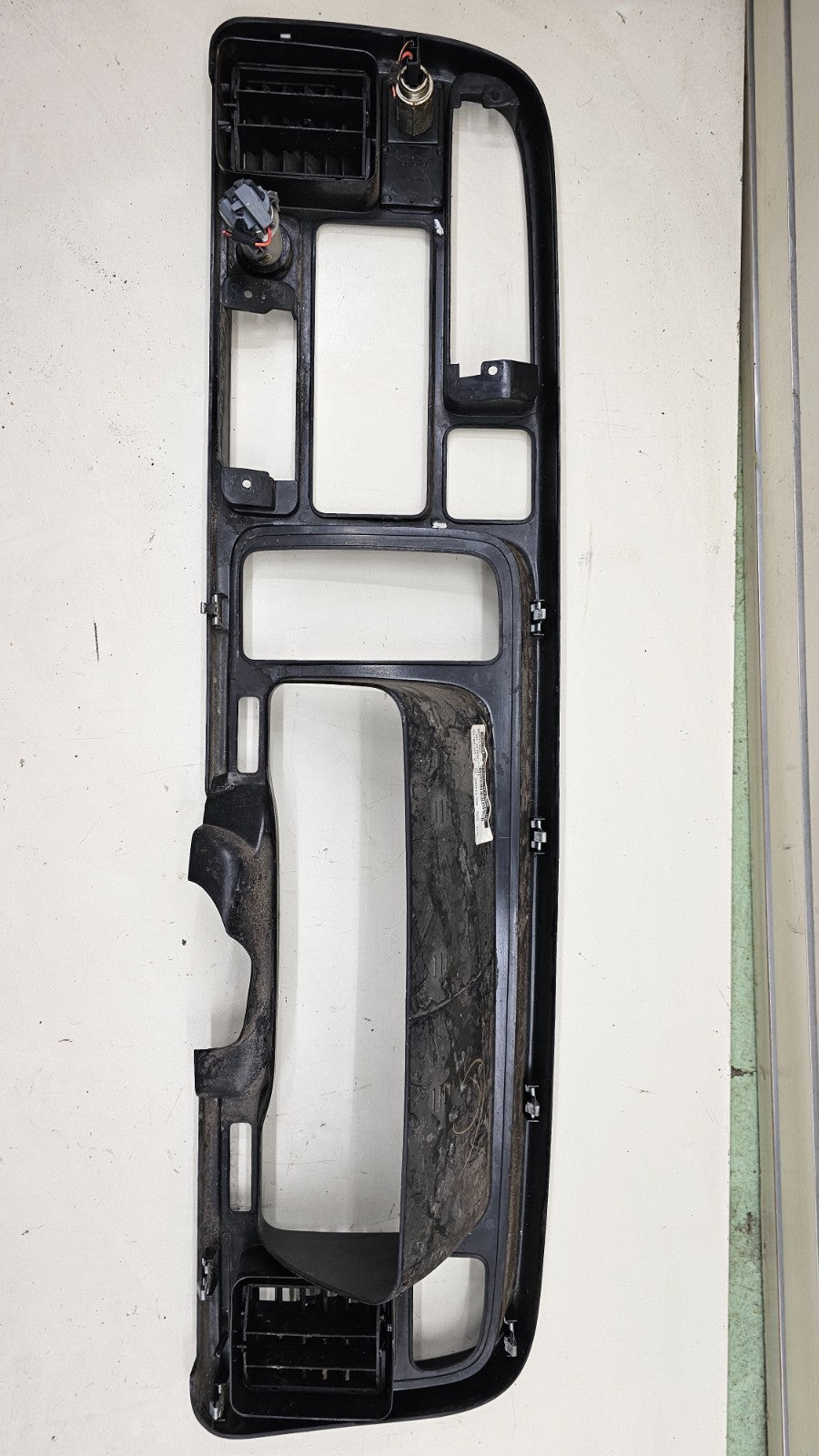 🔥94-97 Dodge Ram Dash Instrument Speedometer Cluster Trim Bezel Panel Black