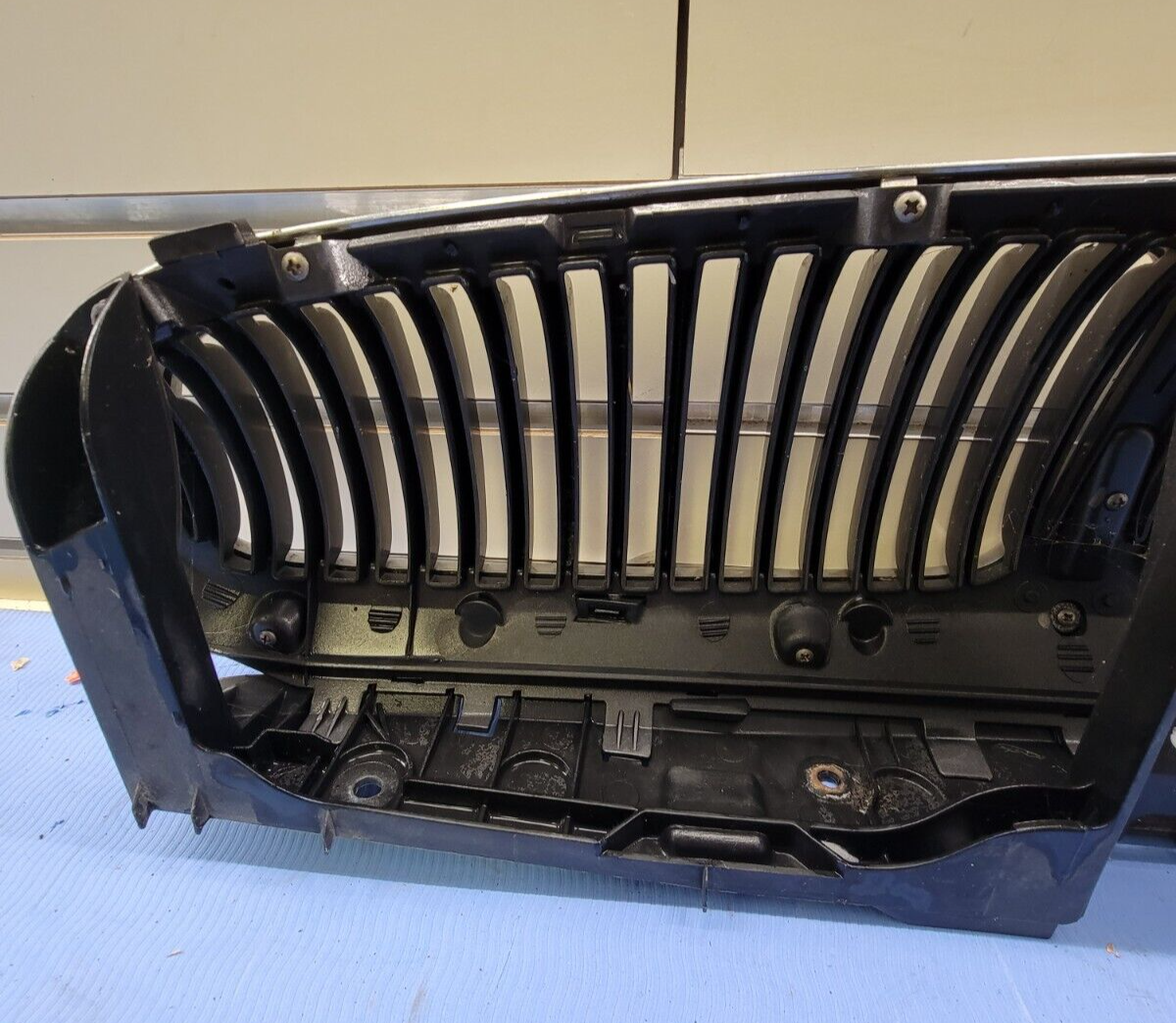 🔥02-08 Jaguar X-Type Front Upper Hood Grille Assembly Chrome Genuine Silver OEM