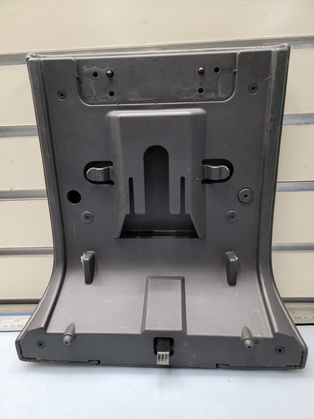 🔥04-08 FORD EXPEDITION CENTER CONSOLE COLUMN SHIFT ARM REST LID BLACK LEATHER