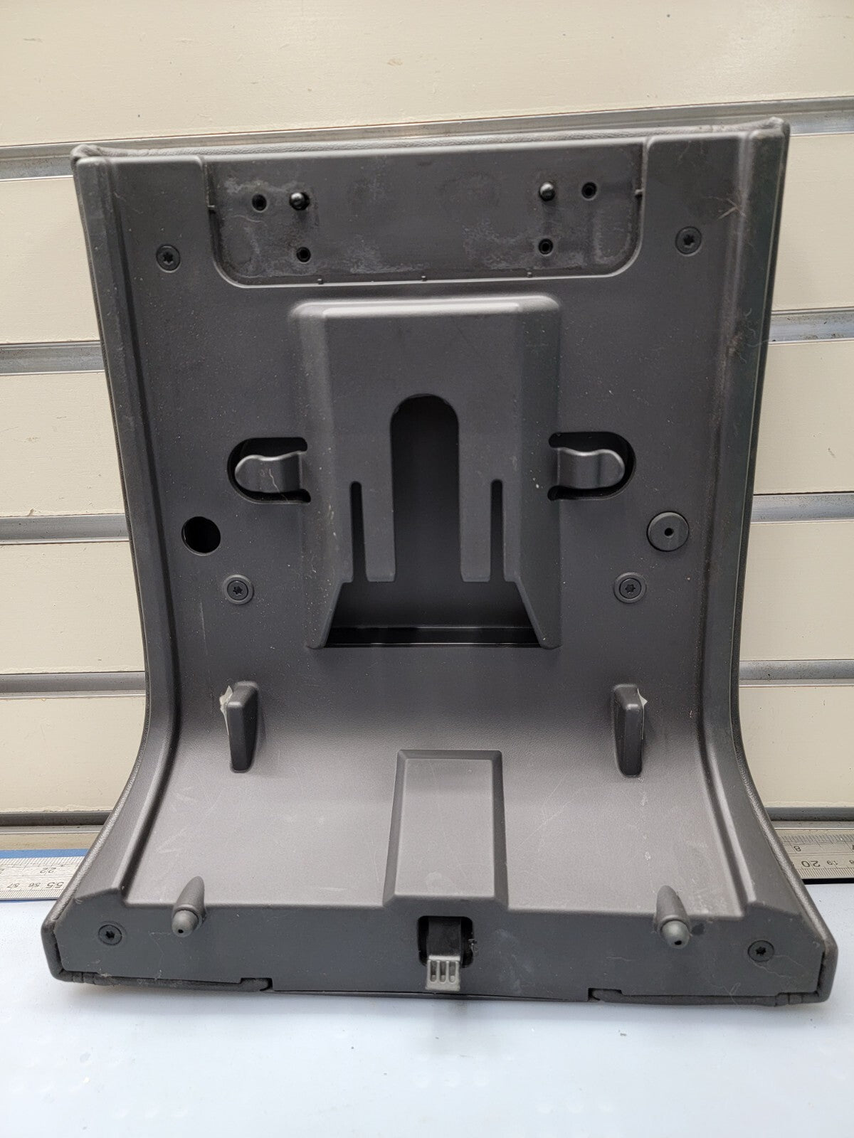 🔥04-08 FORD EXPEDITION CENTER CONSOLE COLUMN SHIFT ARM REST LID BLACK LEATHER