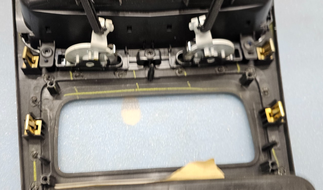 🔥2011-2020 Dodge Journey Center Dash Radio Trim Bezel Air Vents OEM BLACK