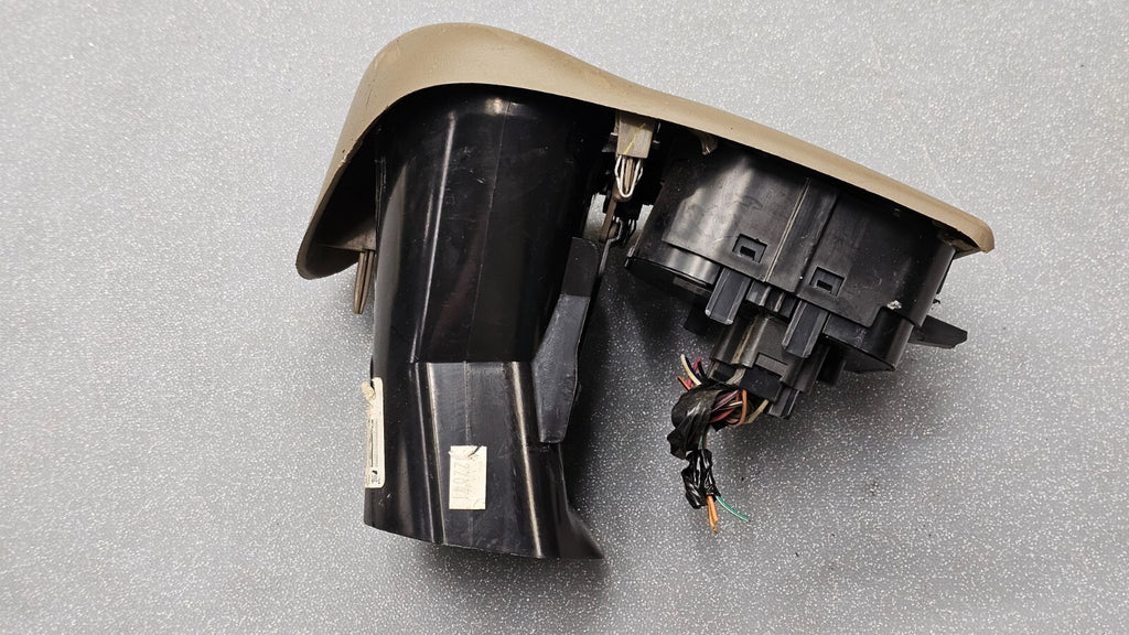 04-07 Buick Rainier Dash Left Driver Headlight Switch Air Vent Heater Panel Tan