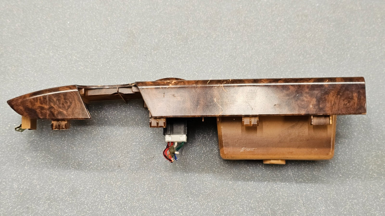 🔥03-06 Sorento Front Right Passenger Power Door Window Switch Lock Bezel Wood