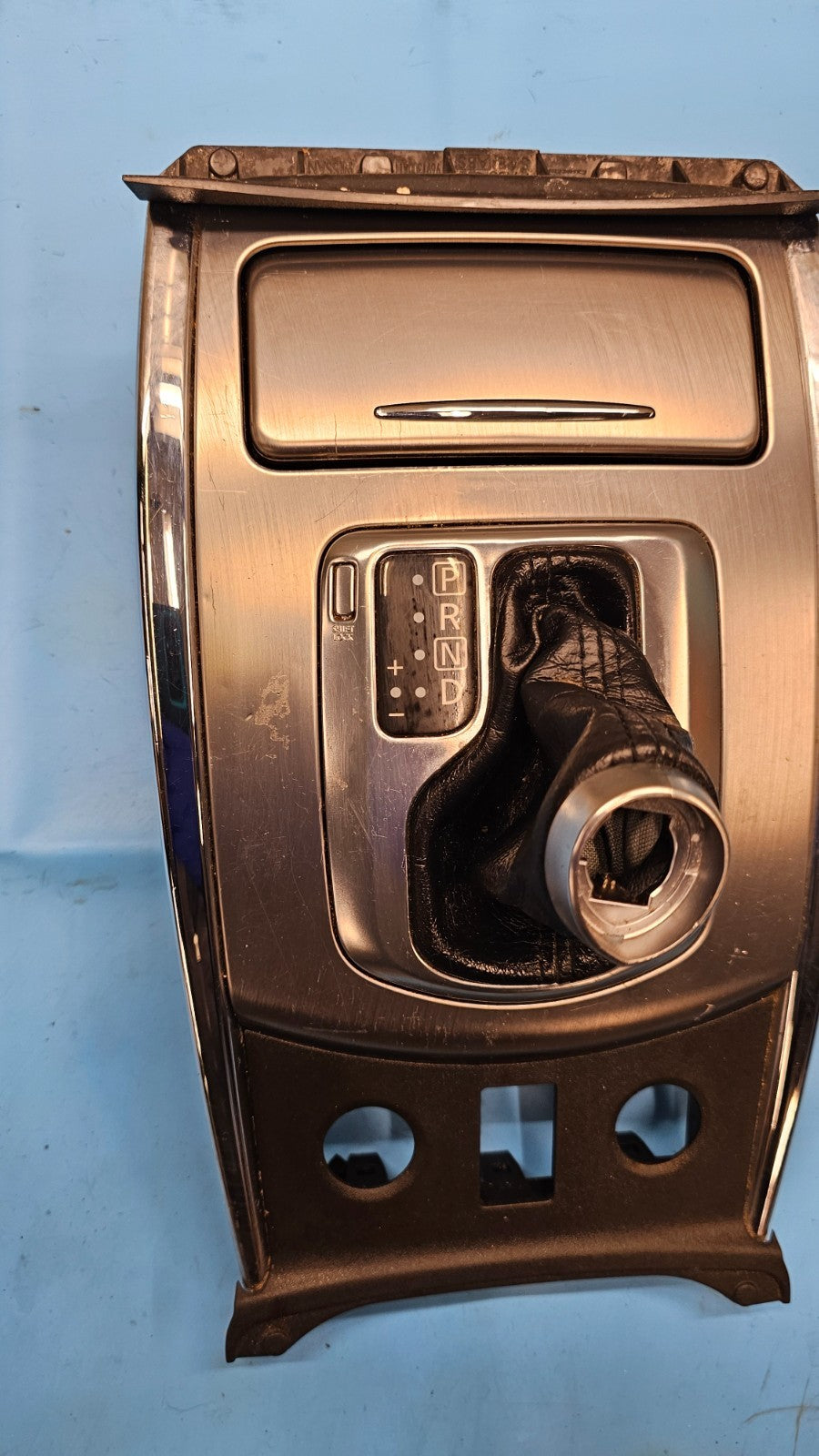 🔥09-13 Infiniti G37 Convertible Center Console Gear Shifter Trim Bezel Silver