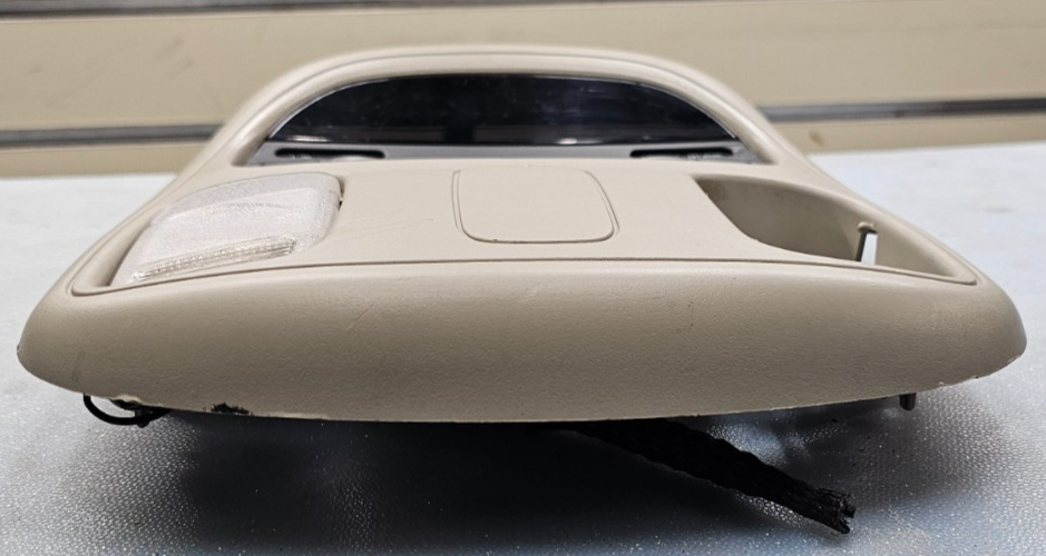🔥02-05 Dodge RAM Overhead Console DOME Light Roof Storage Compartment Tan