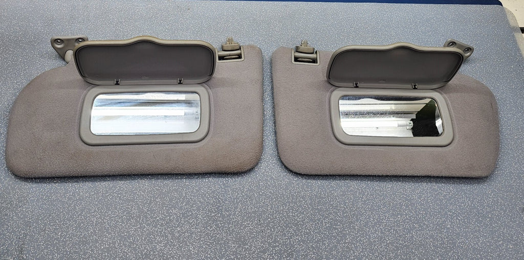 🔥00-06 Nissan Sentra Sun Visor Shade Assembly driver/passenger set with mirror
