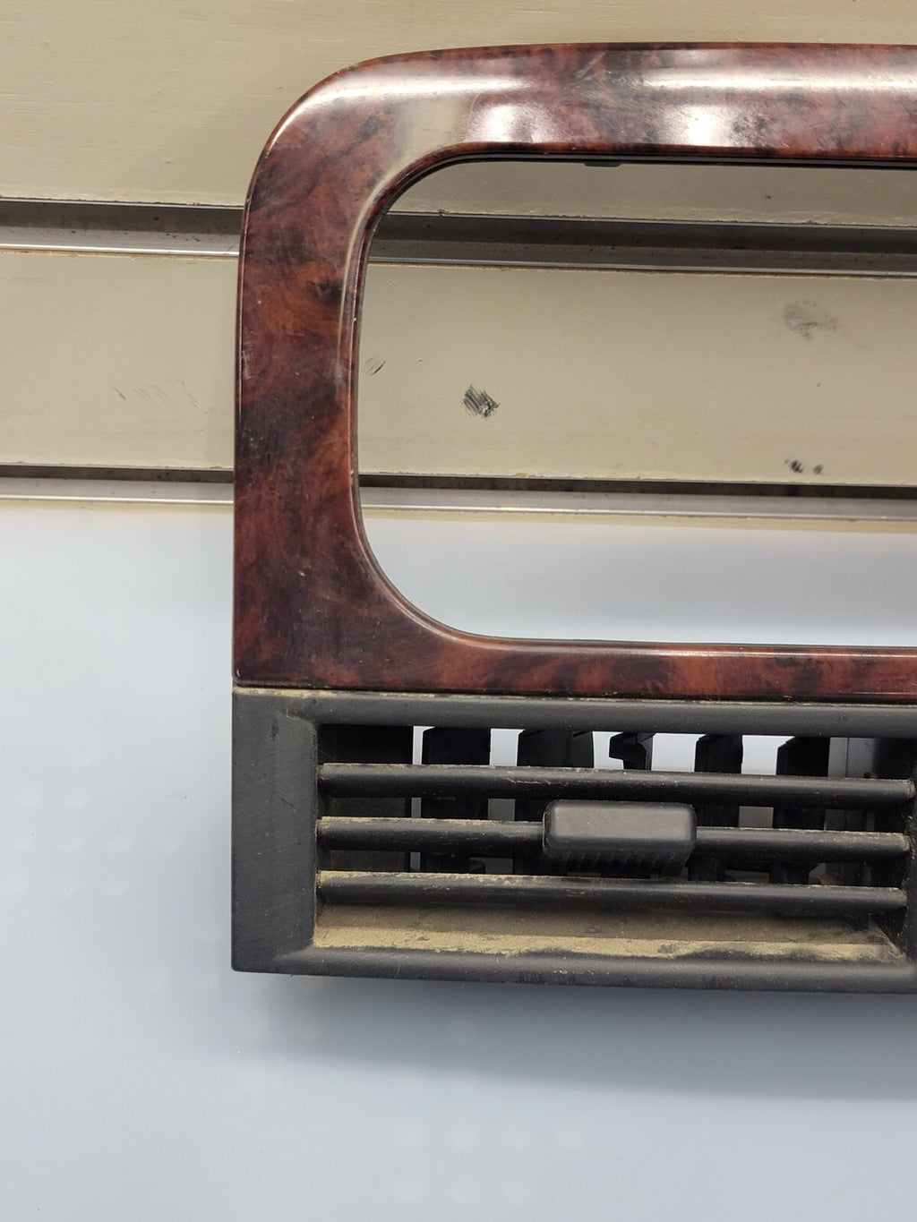 🔥99-04 Jeep Grand Cherokee Center Dash RADIO Bezel A/C Air Vent Trim woodgrain