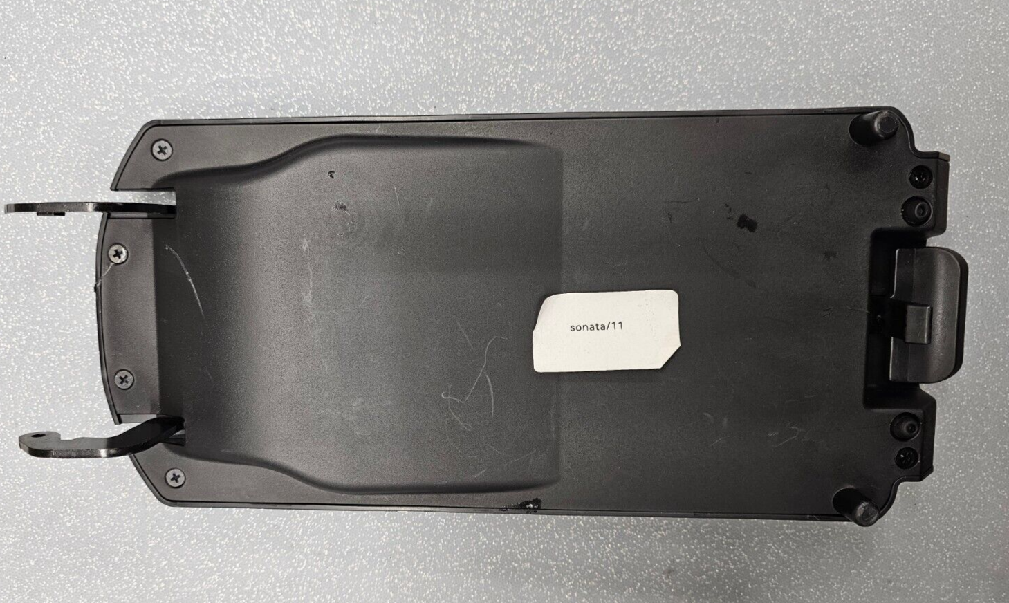 🔥11-14 HYUNDAI SONATA FRONT CENTER CONSOLE ARM REST LID COVER TOP PAD BLACK OEM
