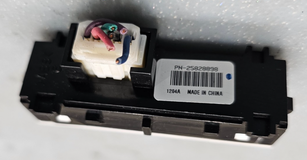 🔥05-24 GMC Acadia OEM passenger safety indicator switch Black OEM