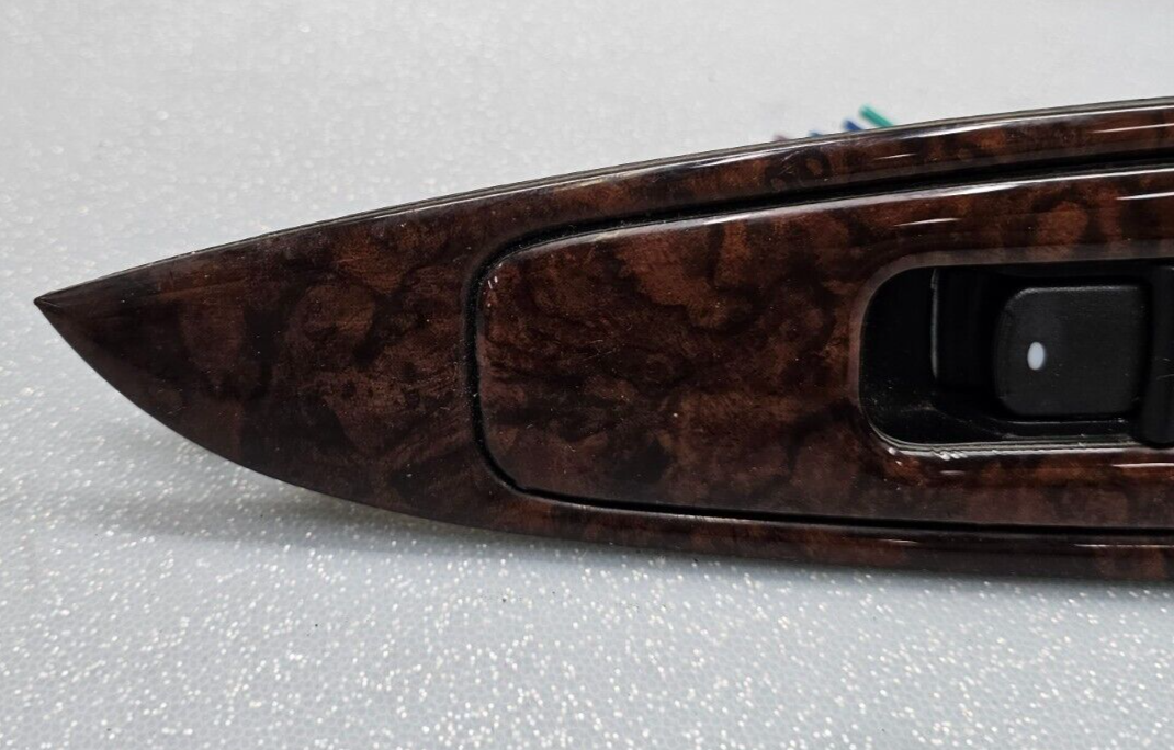 🔥08-12 MALIBU FRONT Right PASSENGER Power Window Door Switch Assembly Wood OEM