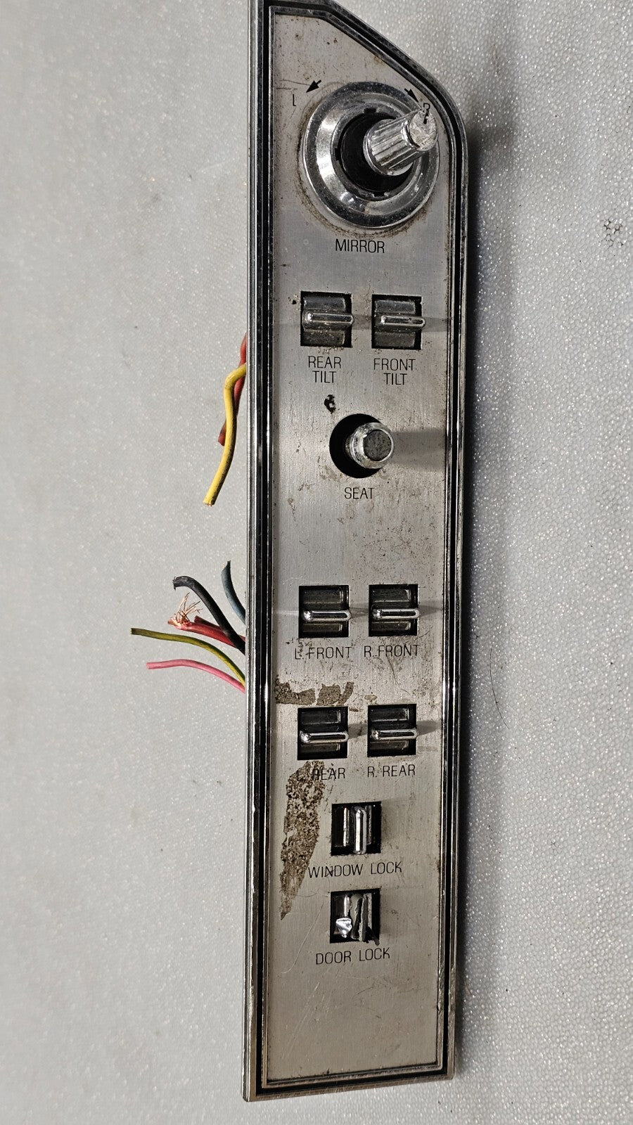 🔥86-91 LTD CROWN VICTORIA GRAND MARQUIS LEFT DRIVER MASTER WINDOW SWITCH SILVER