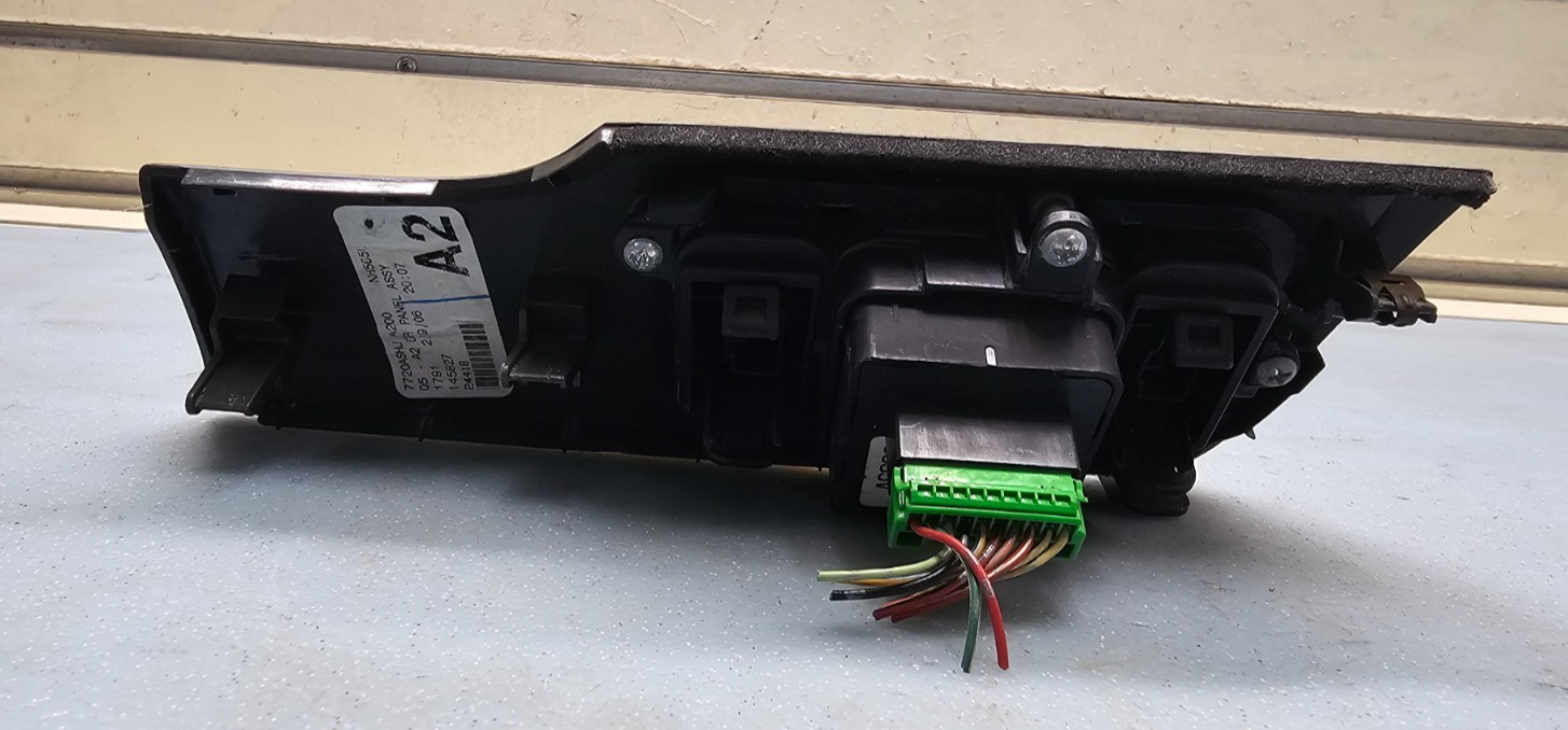 🔥05-10 Honda Odyssey Door Sun Roof Control Switch Sliding Slide Power Side Gray
