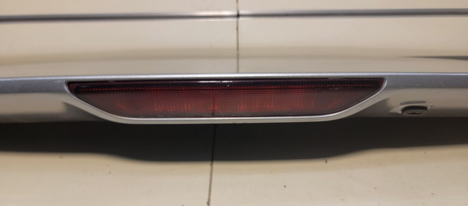 🔥2011-2017 Jeep Compass Lift Gate Hatch Spoiler Third W/Brake Light Wing Gray