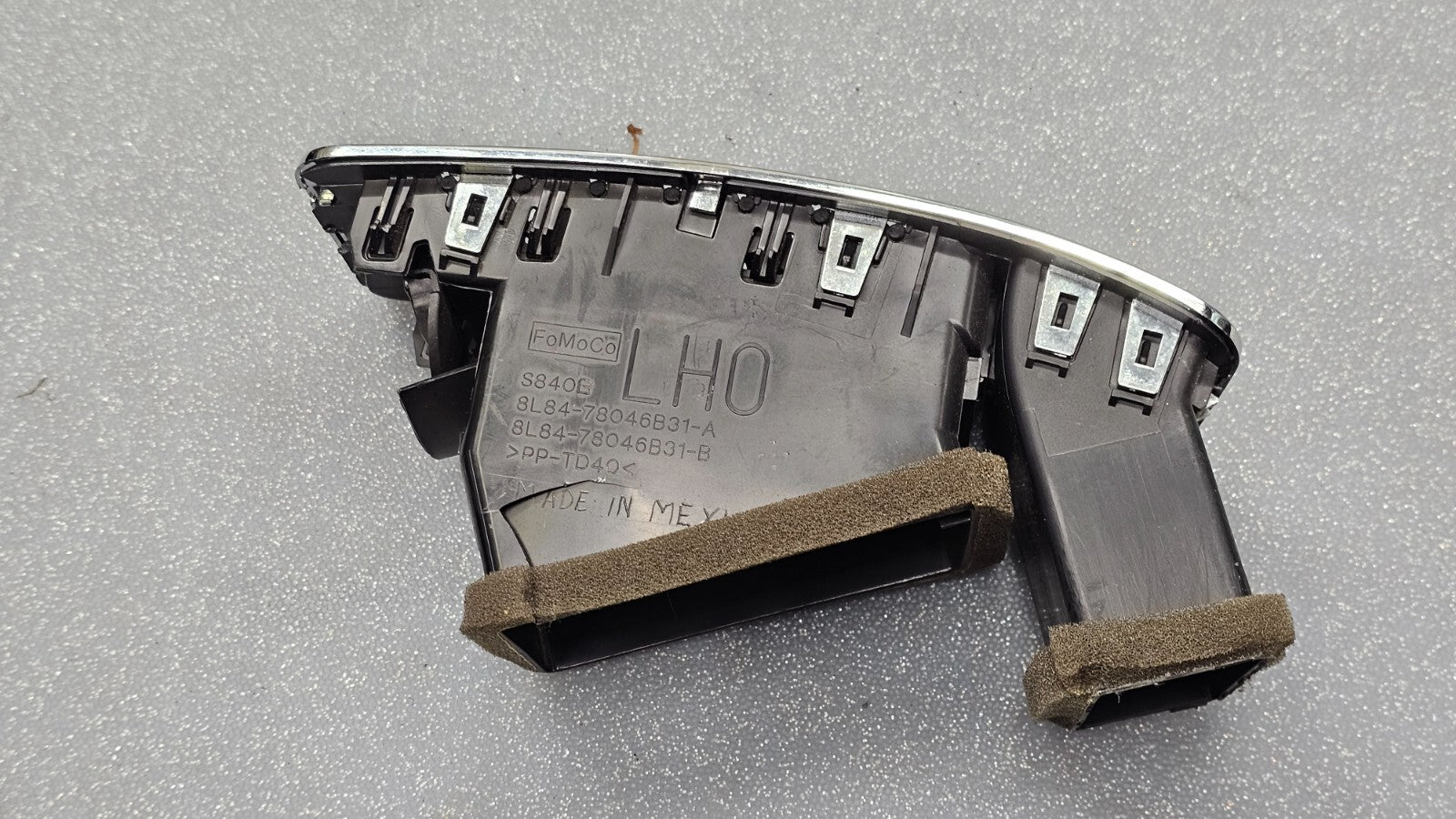 🔥 08-12 Ford Escape Dash Left Driver Air Vent Heater Conditioning Black/Silver