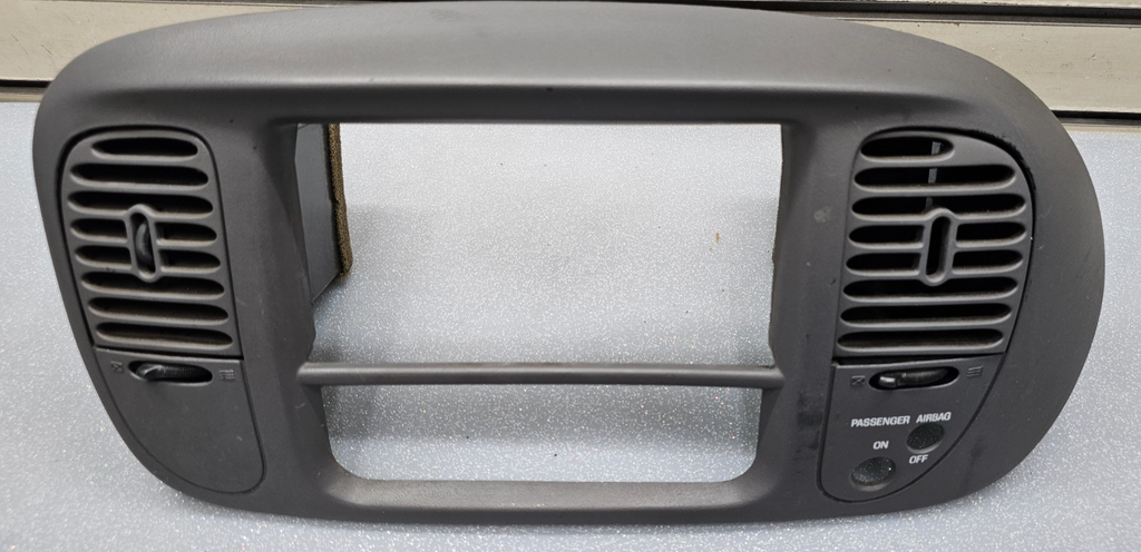 🔥97-03 Ford F150 Center Dash Radio Climate Trim Stereo BEZEL Panel  GRAY