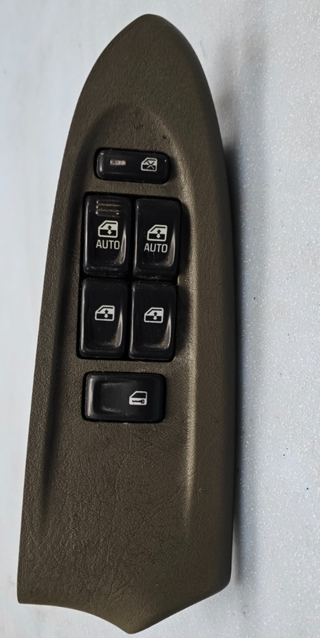 🔥02-05 CHEVY TRAILBLAZER DRIVER SIDE MASTER POWER WINDOW SWITCH GRAY