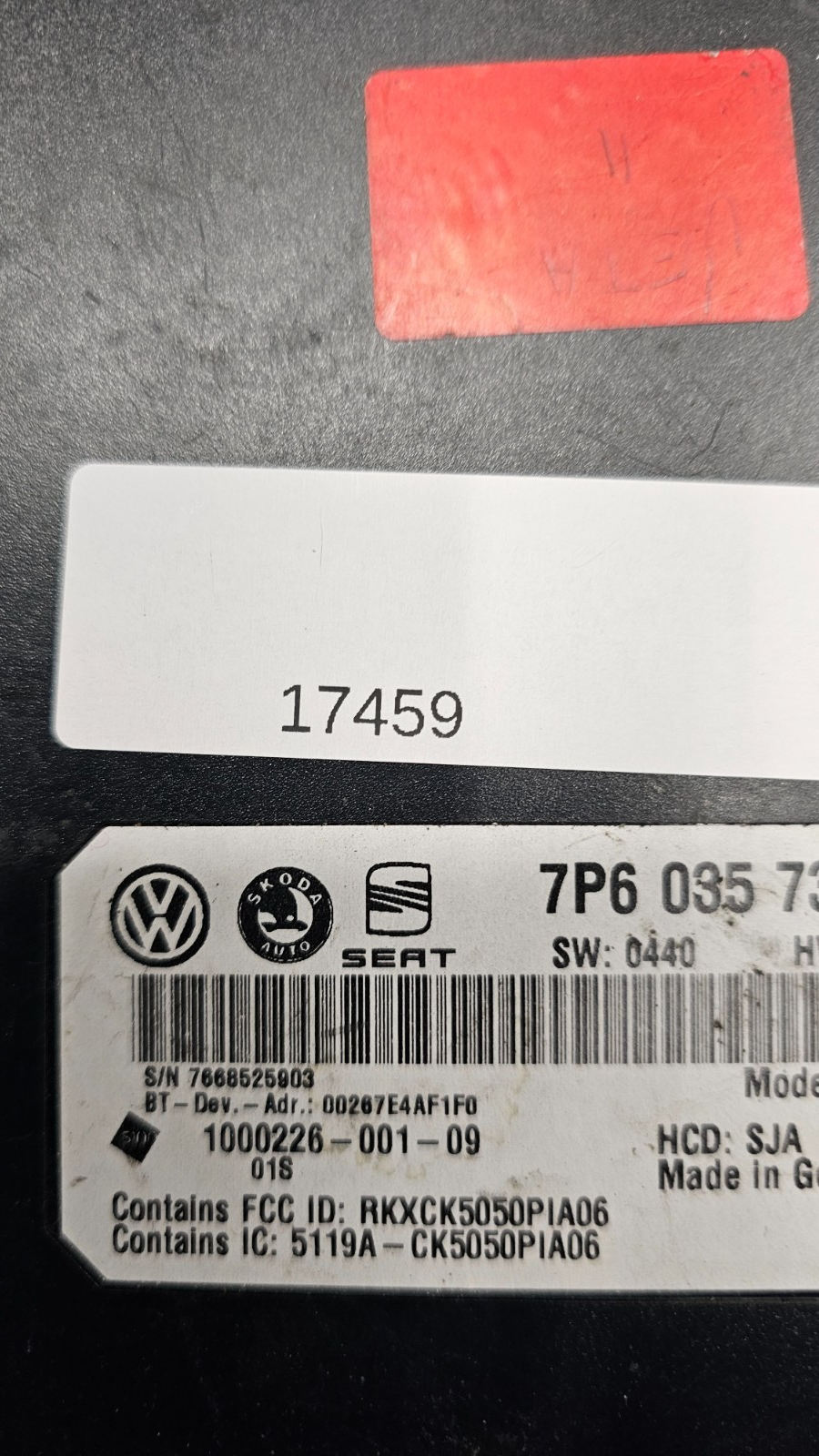 🔥11-14 JETTA BLUETOOTH INTERFACE COMMUNICATION CONTROL MODULE UNIT OEM
