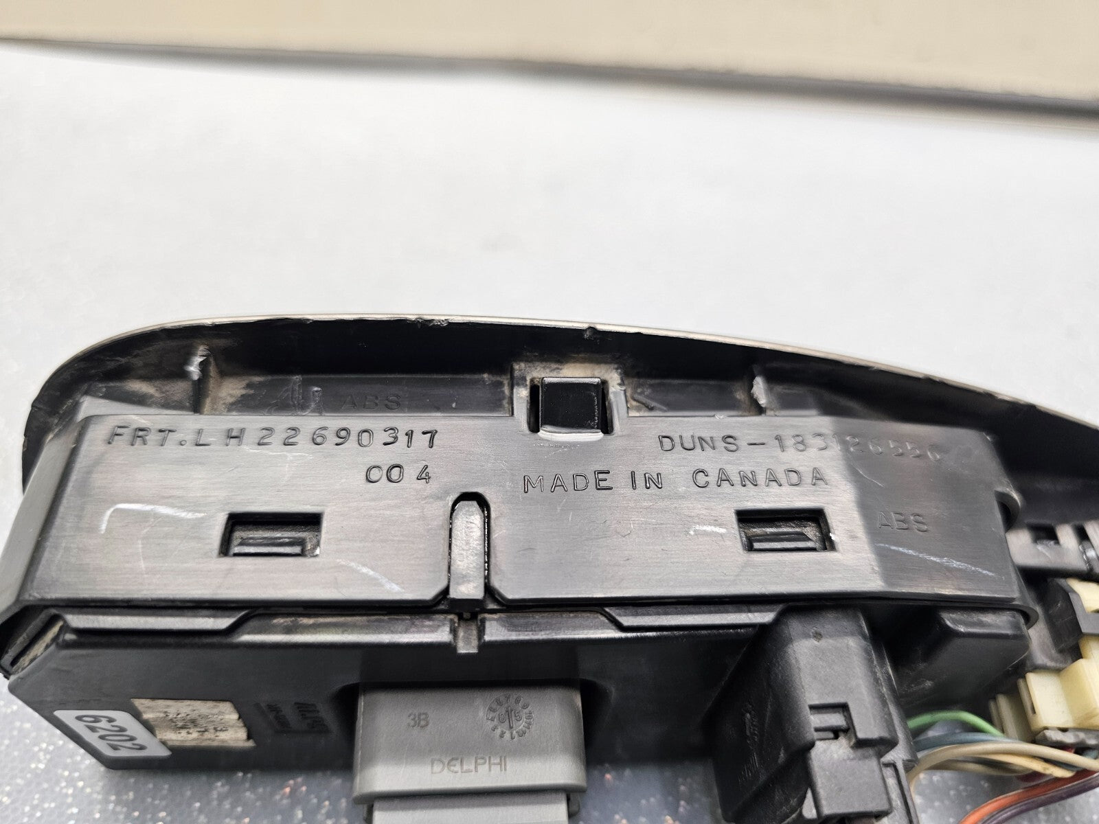 🔥04-07 CHEVY MALIBU LEFT DRIVER POWER WINDOW MASTER SWITCH ASSEMBLY SILVER OEM