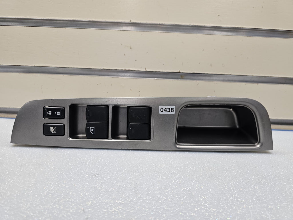 🔥07-10 Versa Front Left Driver Master Door Window Switch Lock Control SILVER