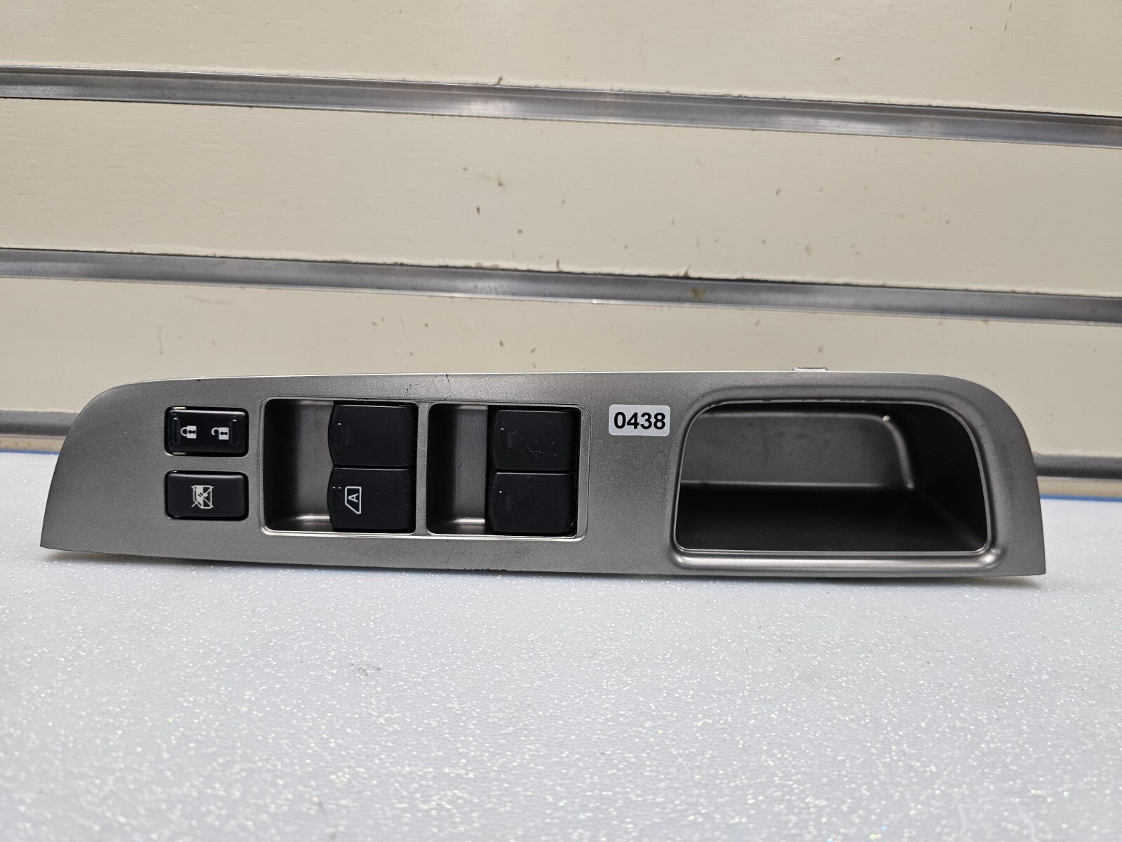 🔥07-10 Versa Front Left Driver Master Door Window Switch Lock Control SILVER