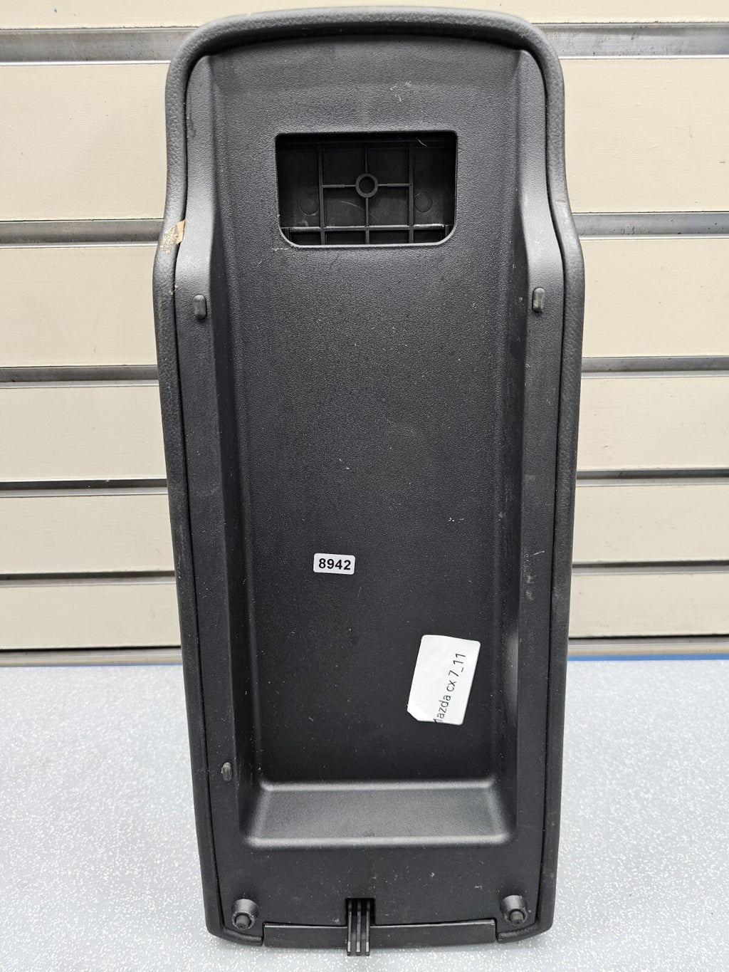 🔥07-12 Mazda CX-7 Center Console  Leather Armrest Top Lid Cover Assembly Black