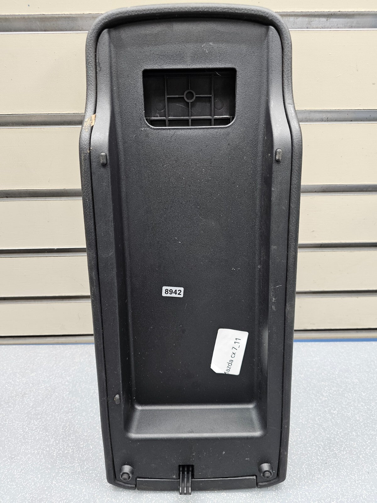 🔥07-12 Mazda CX-7 Center Console  Leather Armrest Top Lid Cover Assembly Black