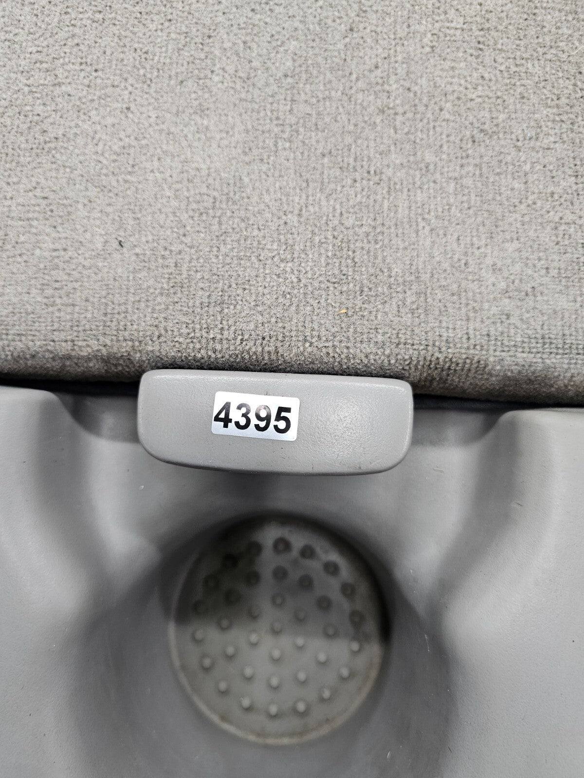 🔥97-03 Ford F150 Center Console JUMP SEAT Cloth/Leather Cup Holder LT GRAY JS6