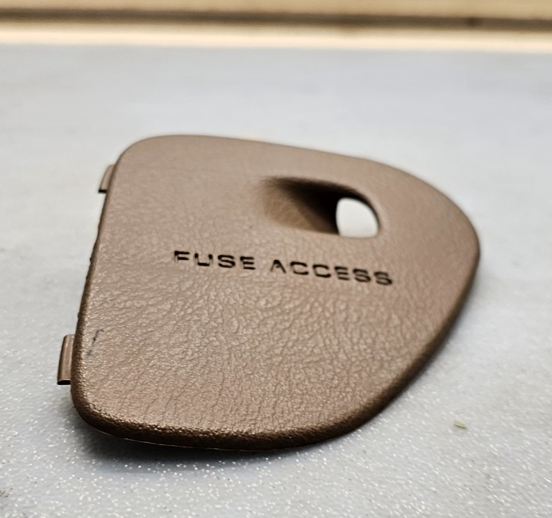 🔥98-01 Dodge RAM Fuse Box Access Door Cover Lid Cap TAN OEM