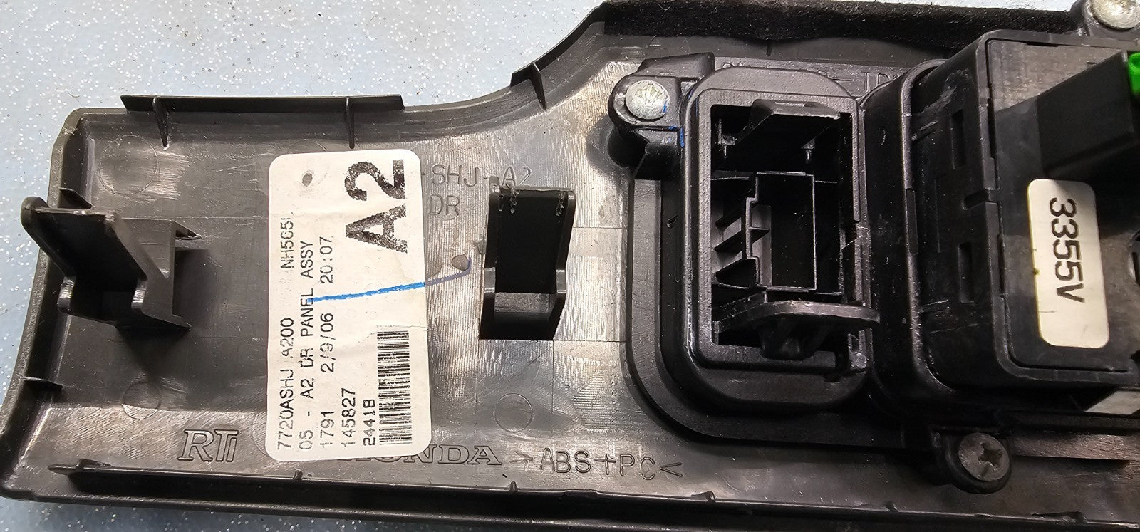 🔥05-10 Honda Odyssey Door Sun Roof Control Switch Sliding Slide Power Side Gray
